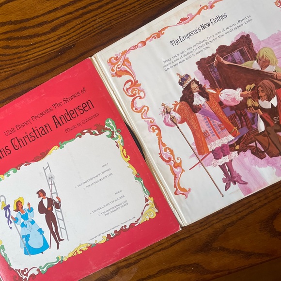 Walt Disney’s Stories Of Hans Christian Andersen LP Vinyl Disneyland 1967 3964 - Picture 3 of 10